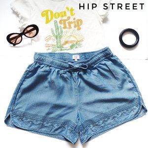 CROWN AND IVY BEACH Embroider Starfish Jogging Boxer Shorts M